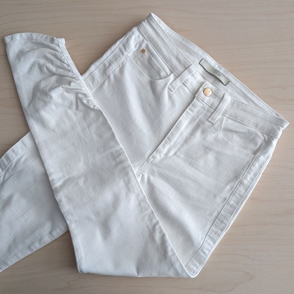 Joe’s High Rise Skinny  White Jeans 26 - Picture 4 of 10